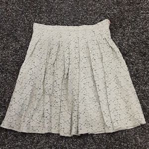 H&M Olive Floral Skirt